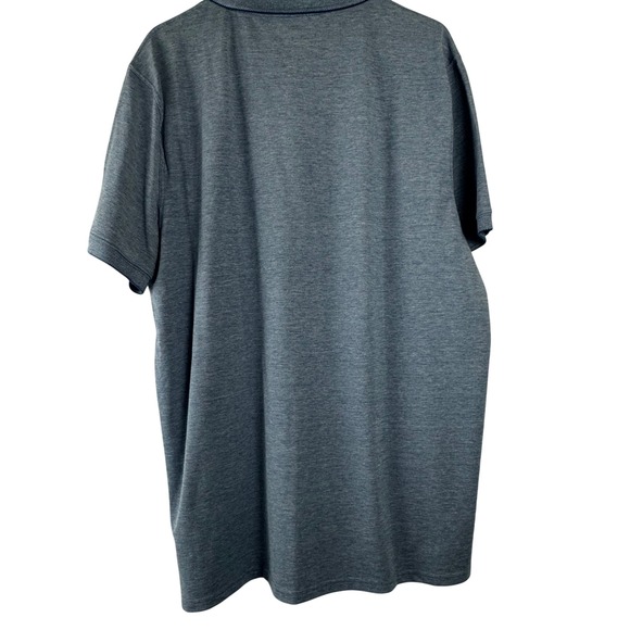 St Johns Bay Mens Polo Shirt Cotton Blue XL Comfort Flex Super Soft Knit Golf - Picture 5 of 8